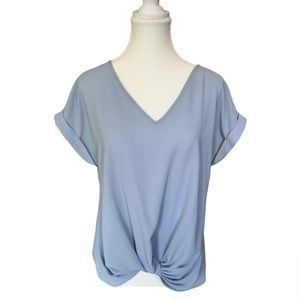 Dusty Blue Loose Work Top